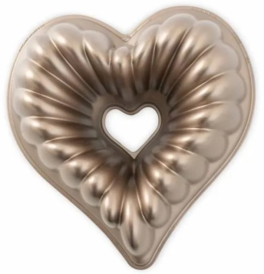 Forma na pečenie Nordic Ware Heart, 10 šálok karamelu, 55548