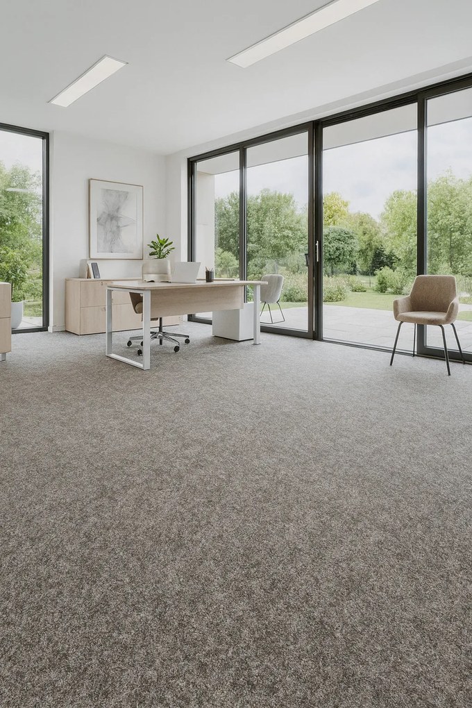 Metrážny koberec Lindau 60 Béžový, záťažový, na mieru, šíře 2m,4m, šedá, resine, chodba / predsieň, Den Braven