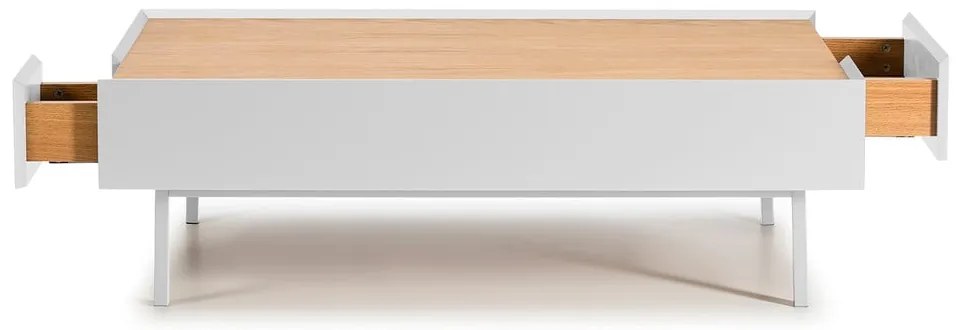 Biely konferenčný stolík Teulat Arista