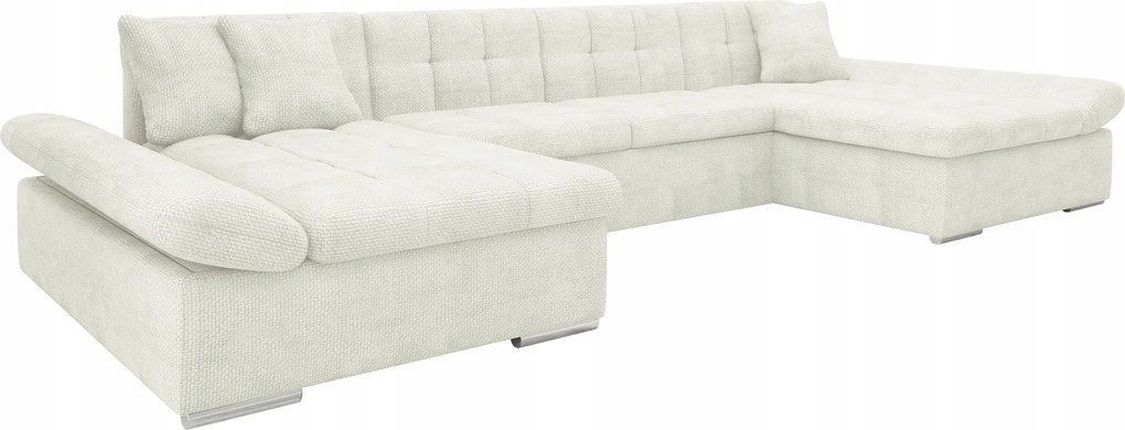 Rohová sedacia súprava Agnara (biela)