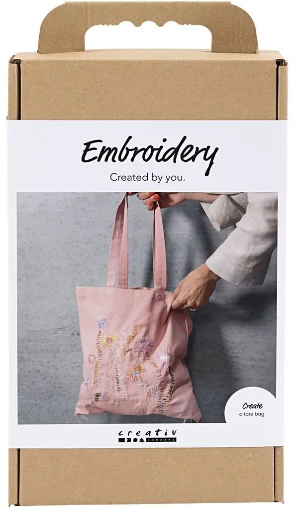 Kreatívna sada Vyšívaná textilná taška