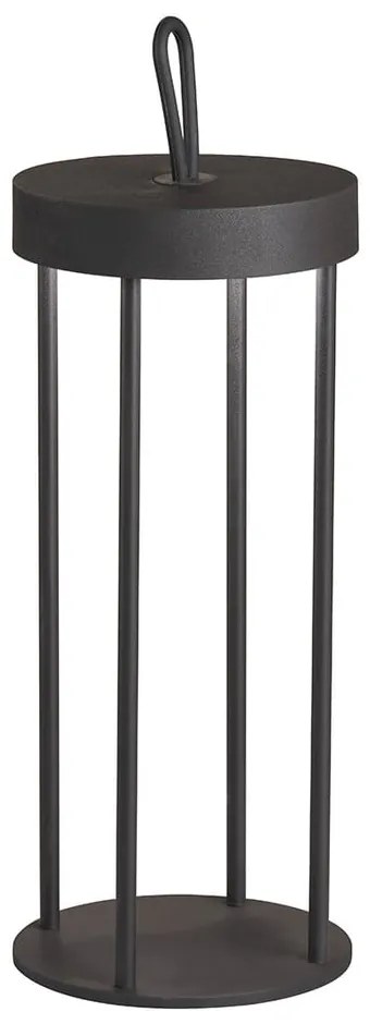 Čierna LED stolová lampa (výška 36 cm) Kante – Fischer &amp; Honsel