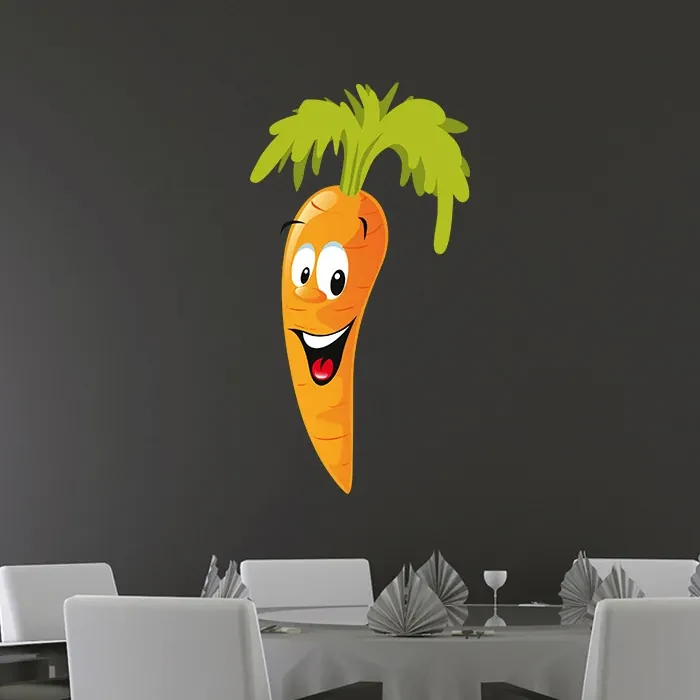 Sablio Samolepka na stenu: Mrkev - 32x60 cm