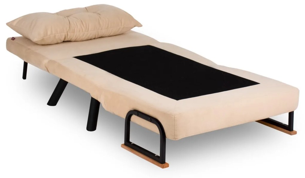 Rozkladacie kreslo Sando 60 cm krémové