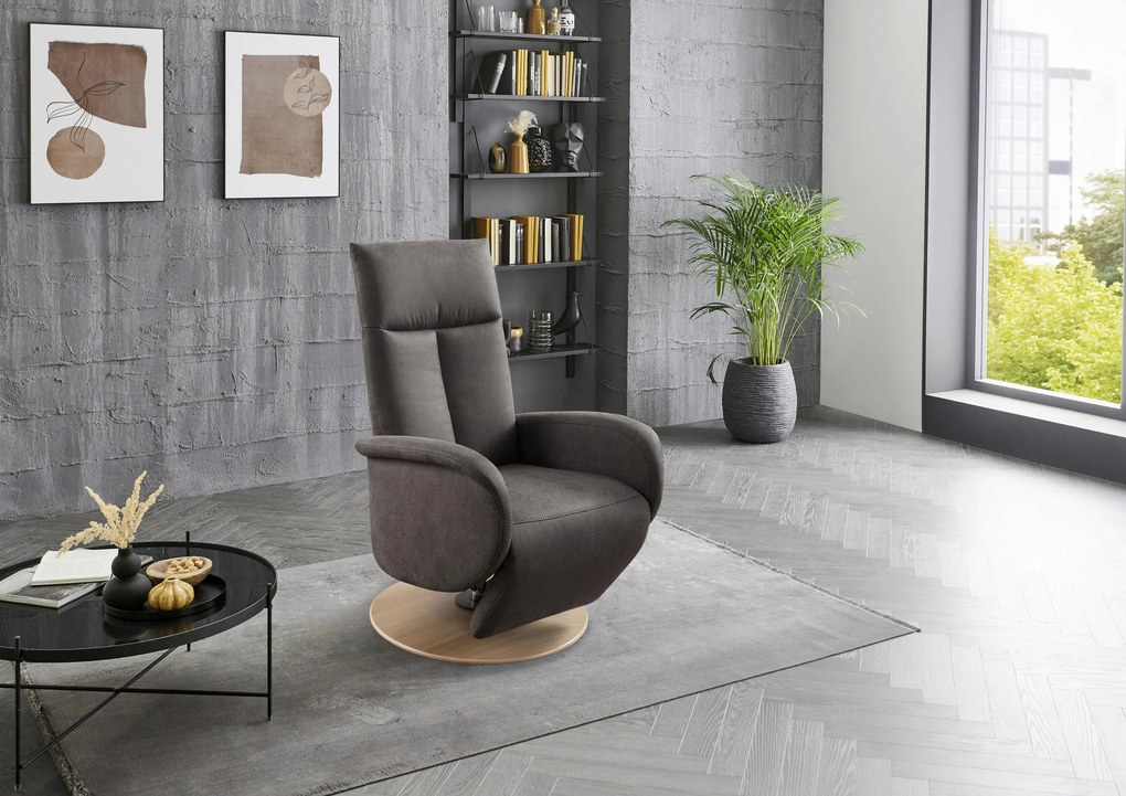 XXXLutz RELAXAČNÉ KRESLO, textil, antracitová Sit & More - Online Only obývacie izby - 000144006150