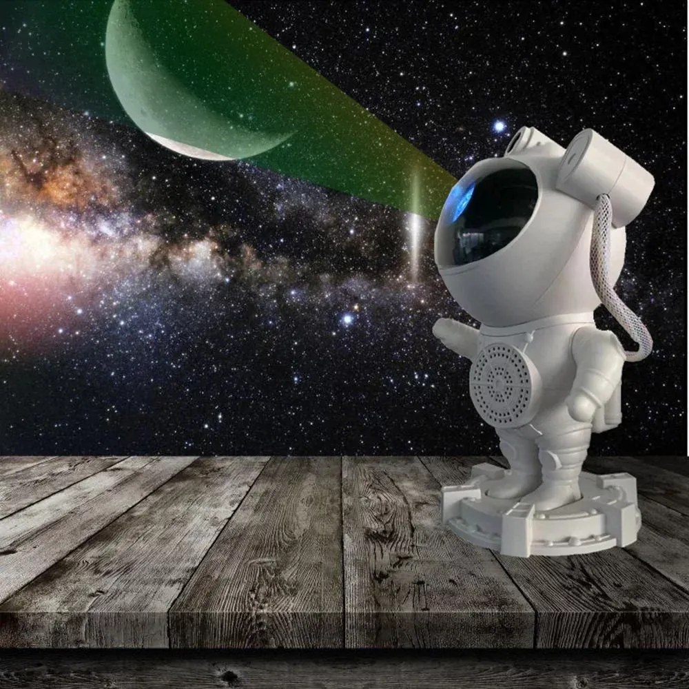 Zaparkorun Hviezdny projektor Astronaut s diaľkovým ovládaním - kyklop
