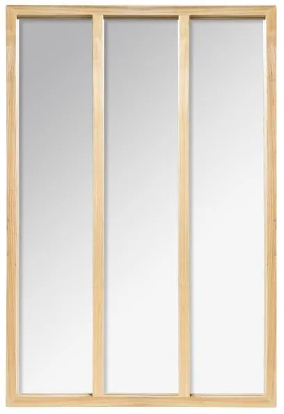 Atmosphera - Nástenné zrkadlo NAE 116x76 cm paulovnia