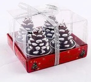 DECOLED Svíčky, 3,5 x 5 cm, 4 kusy