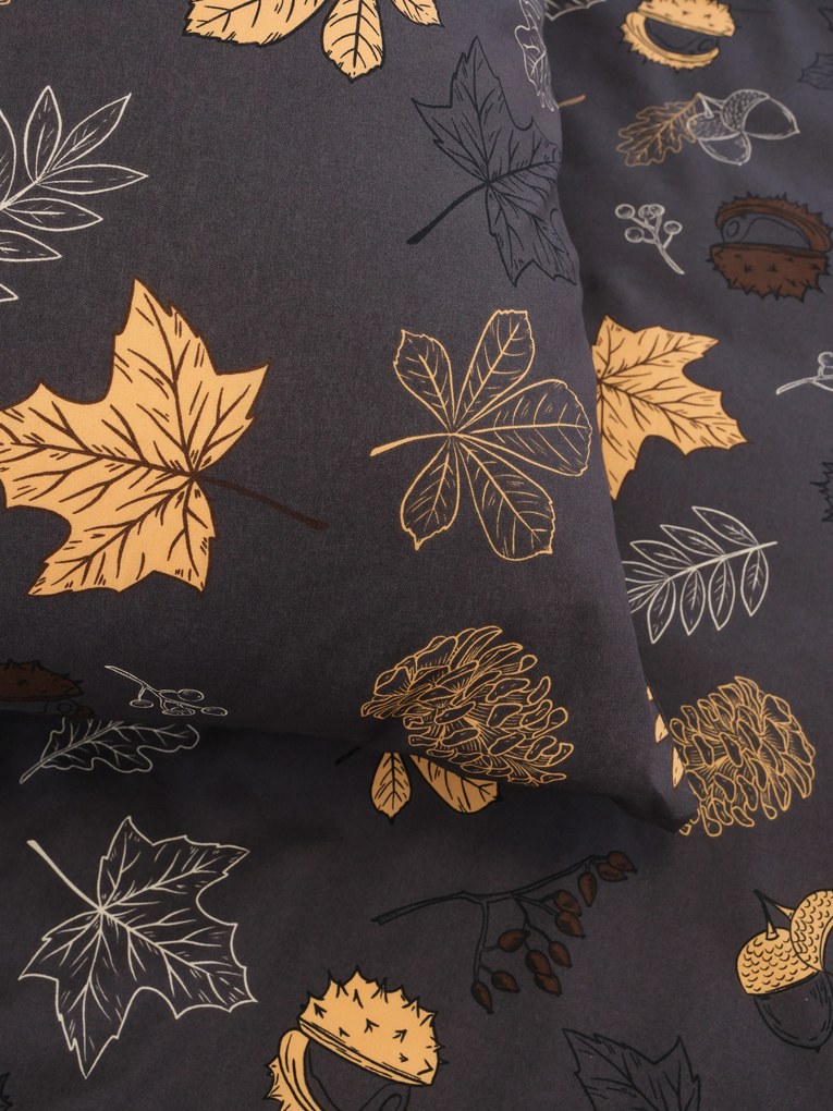 Bavlnená obliečka na vankúš Renforcé 40 × 40 cm - Jesenná elegancia