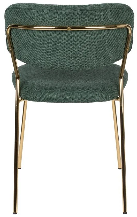 Tmavozelené jedálenské stoličky v súprave 2 ks Jolien - White Label