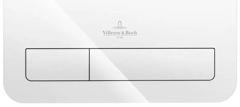 Villeroy & Boch 922400RE - splachovacie tlačidlo VICONNECT, lesklé biele