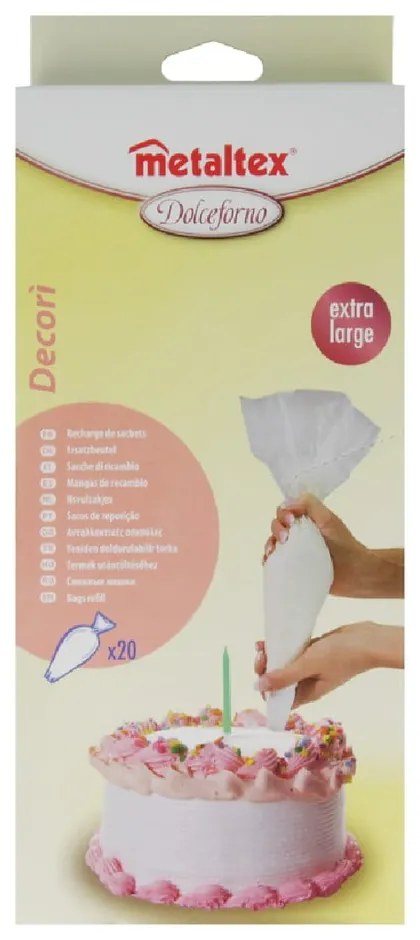 Plastové vrecúško na zdobenie 20 ks – Metaltex