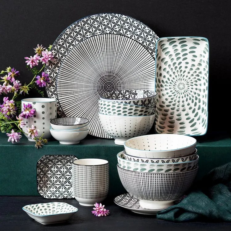 Porcelánový set 24 ks – Elements Asia Fire (W0096)