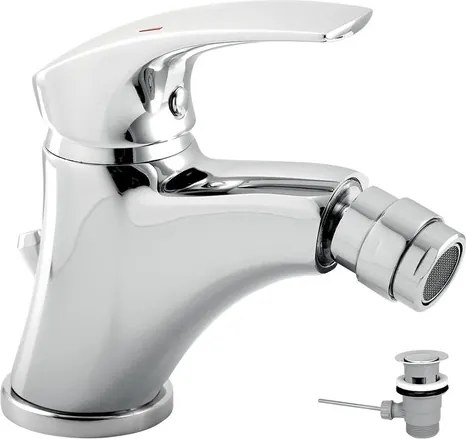 Novaservis Metalia 57 bidetová batéria s výpusťou chróm 57011,0 57011.0