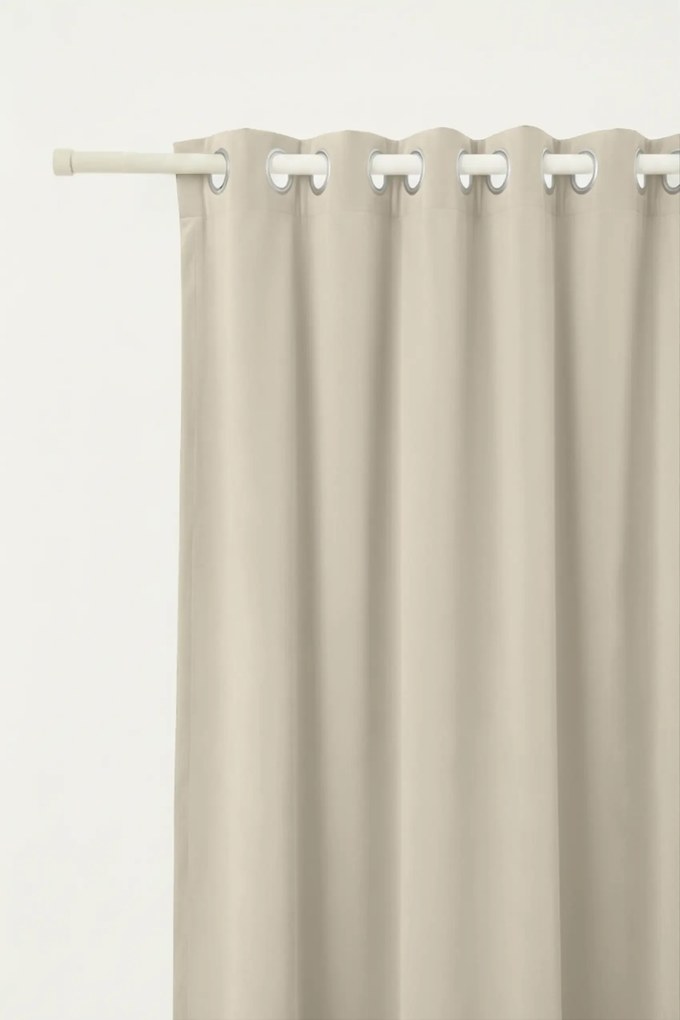 Velúrový záves SOFT VELVET krémový 140x250 cm