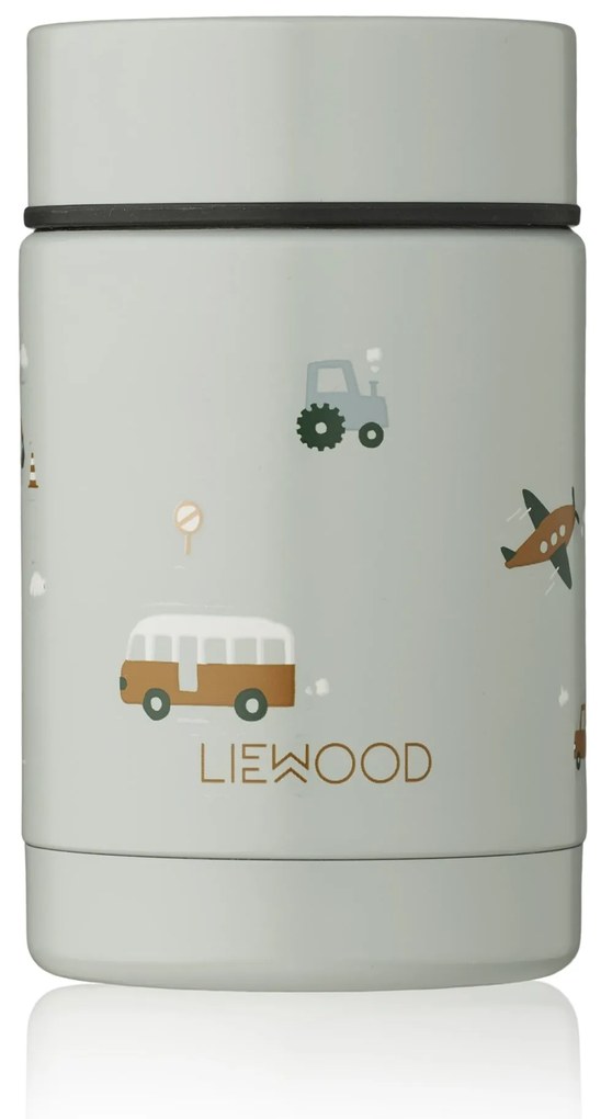 LIEWOOD Termoska Nadja Vehicles/Dove Blue mix Food Jar Recycled