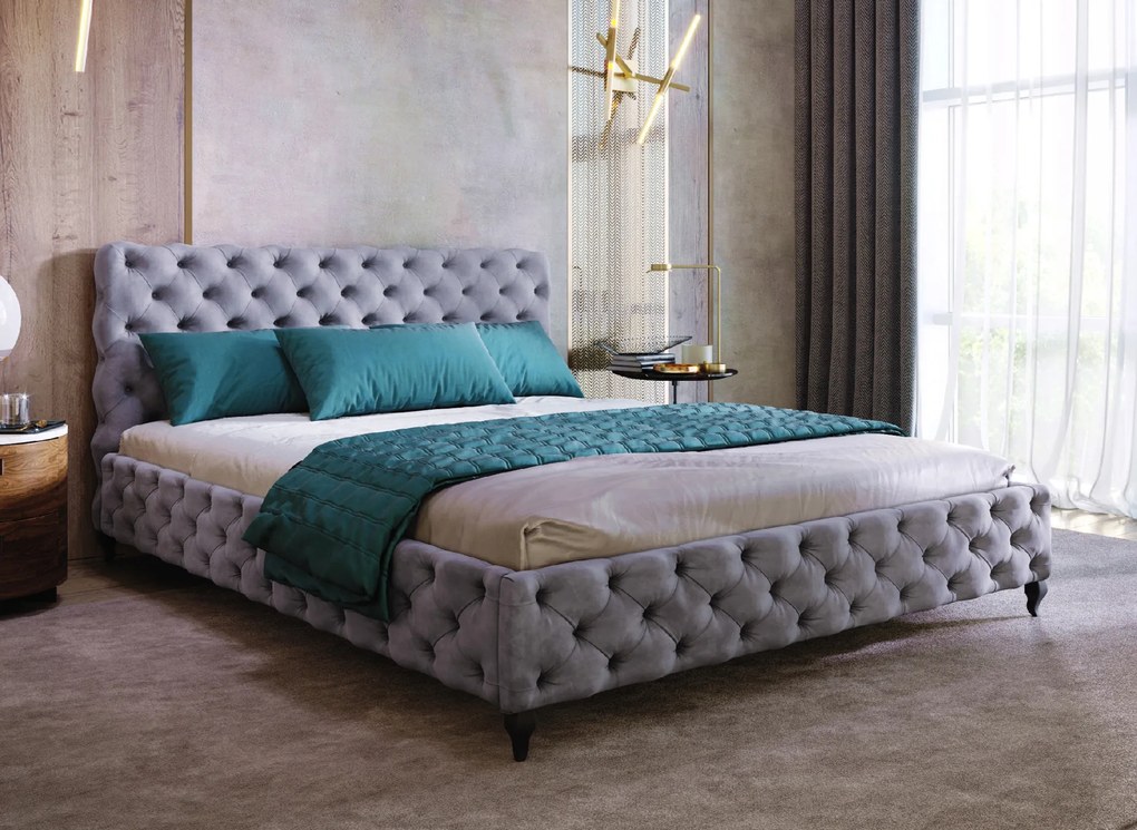 PROXIMA.store - Luxusná čalúnená posteľ DESIRE ROZMER: Pre matrac 140 x 200 cm