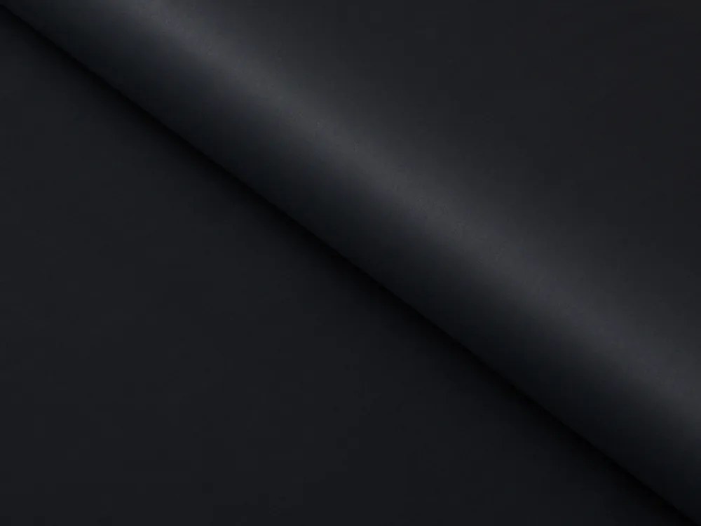 Biante Bavlnený saténový behúň na stôl ST-006 Čierny 35x120 cm