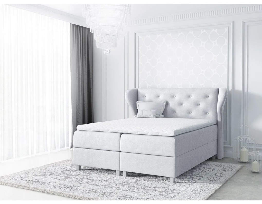 Kontinentálna posteľ Brid, Rozmer postele: 180x200, Dostupné poťahy: Prestige 2771