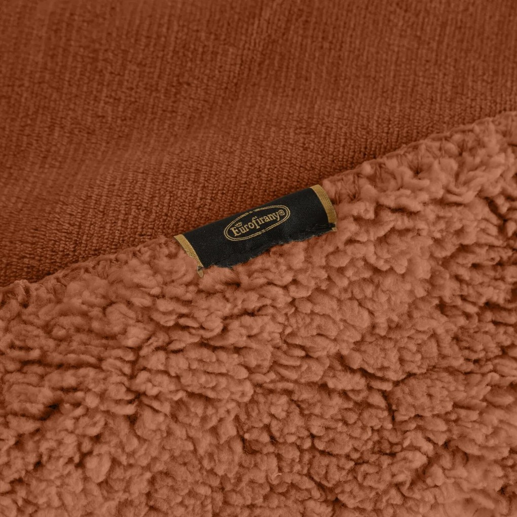 BUKLÉ DEKA TEDY 150X200 CM TEHLOVÁ