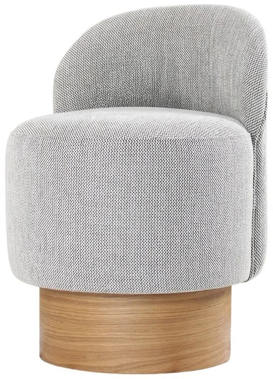 Taburet BARREN sivý