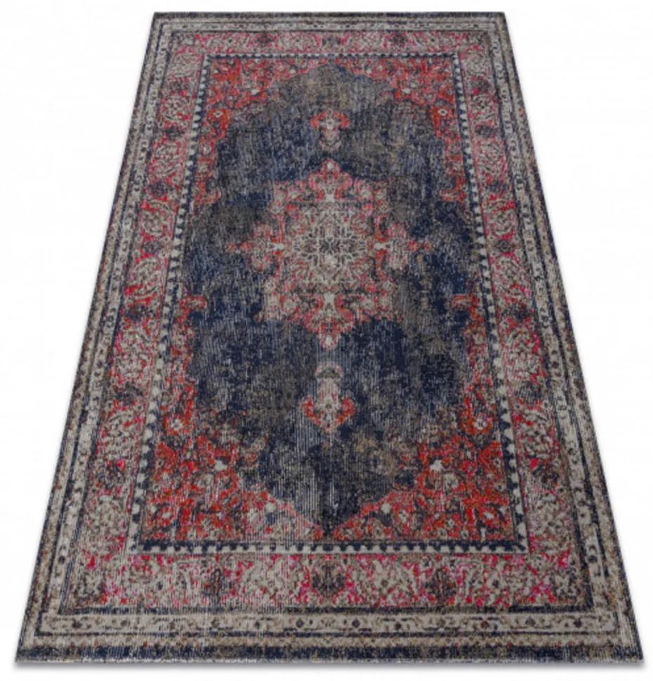 Kusový koberec Lucas červeno modrý 80x150cm