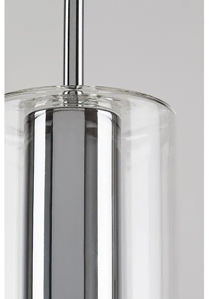 Rabalux 72048 - Luster na lanku ESTA 1xE27/40W/230V číra/chróm