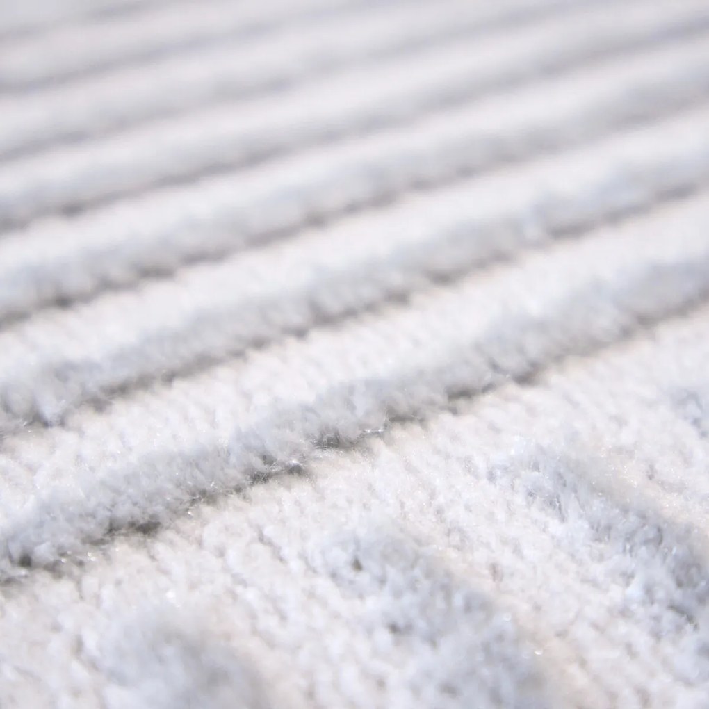 Angel Carpet, Kusový koberec Zafiro 19 Grey, 80x150, šedá, kancelária