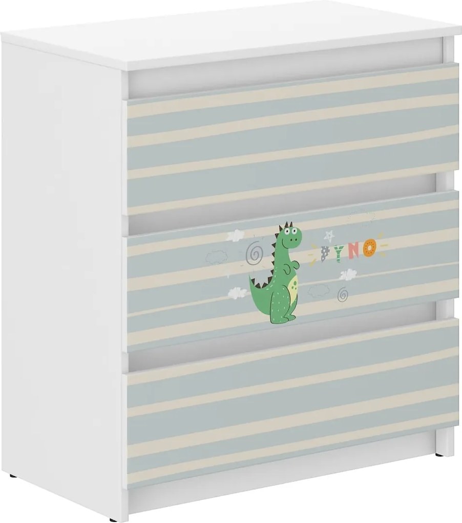 Wooden Toys Detská komoda R-3 DINO