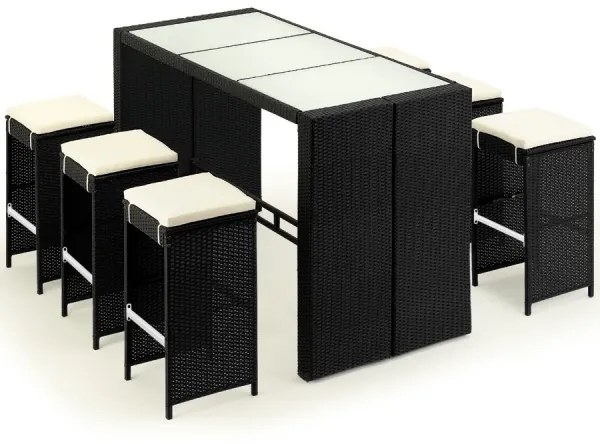 Záhradný ratanový nábytok Bar set Panda