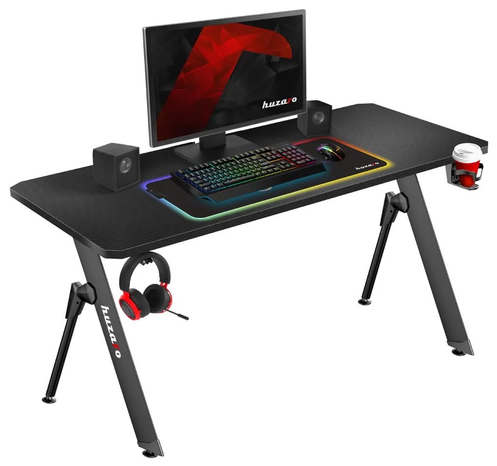 PC stolík Hyperion 2.8 (čierna). Akcia -18%. Vlastná spoľahlivá doprava až k Vám domov. 1087505