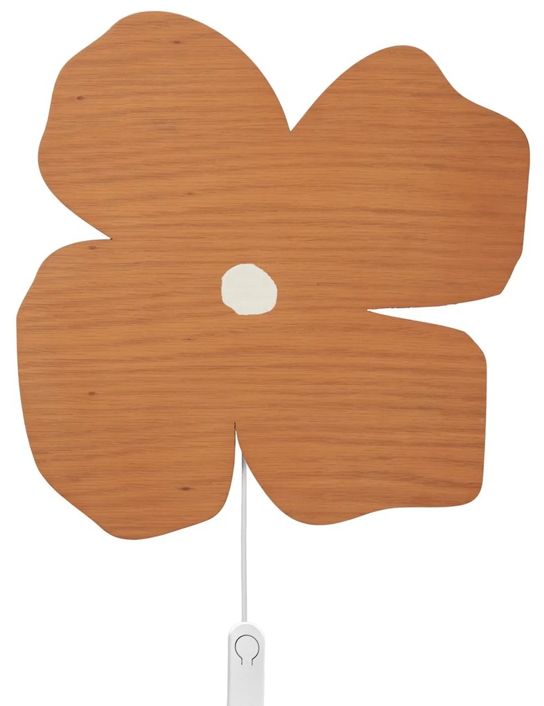 Ferm Living Nástenná lampička Poesie Brown Clay