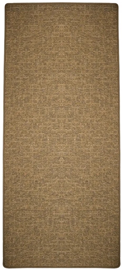 Vopi, Koberec behúň na mieru Alassio zlatohnedý, šíre 80 cm, hnedá, chodba / predsieň