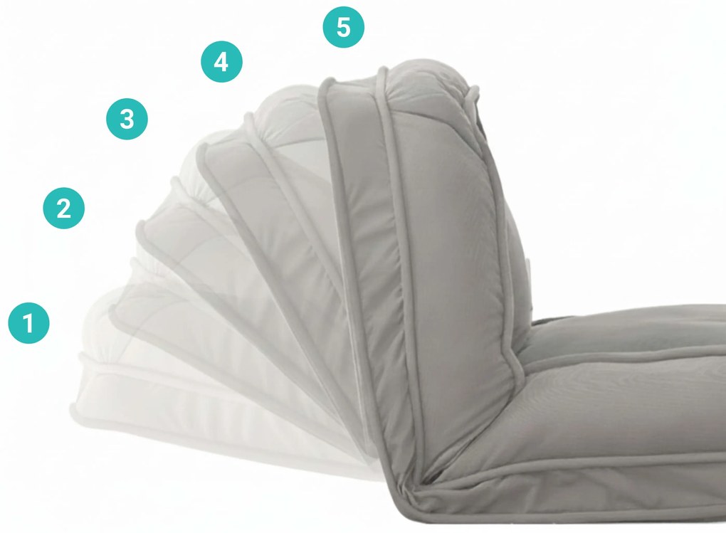 Relaxačné polohovacie kreslo LAZY SOFA, zelené