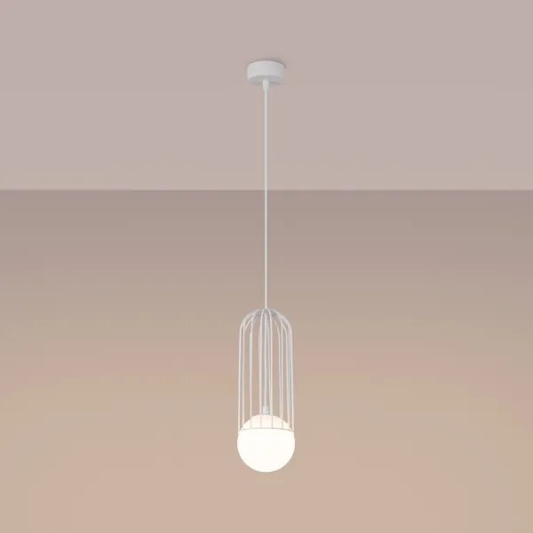 Sollux SL.1331 - Luster na lanku BRINA 1xG9/8W/230V biela