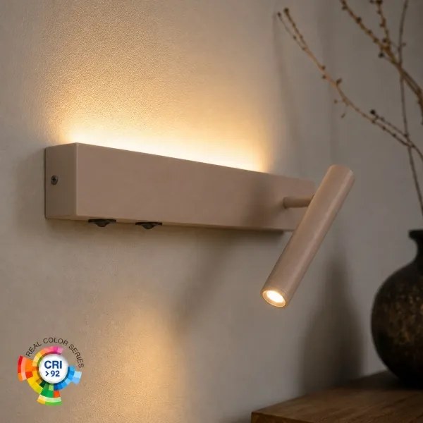BRILAGI - LED nástenné bodové svietidlo ARLIX LED/3W/230V + LED/7W béžová CRI 90