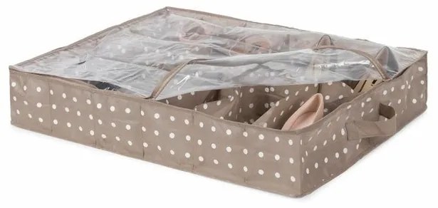 Organizér na topánky pre 12 párov 76 x 60 x 15 cm, hnedá