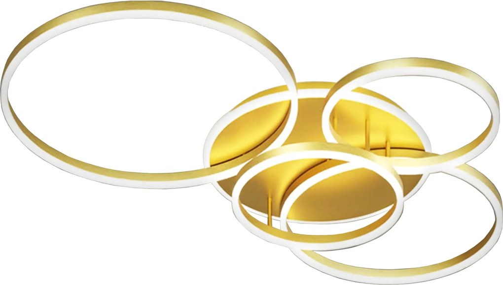 Toolight Toolight, LED stropné svietidlo APP1057-C, zlatá, OSW-08884