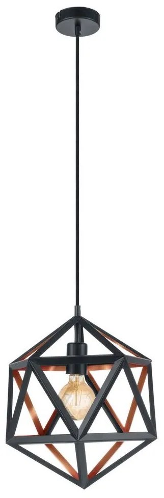 Eglo 43348 - Luster na lanku EMBLETON 1 1xE27/60W/230V