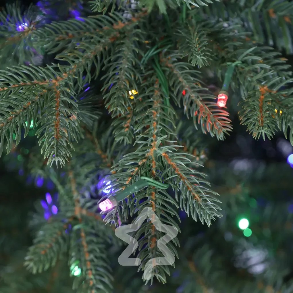 Smrek Prírodný 550 LED 210 cm