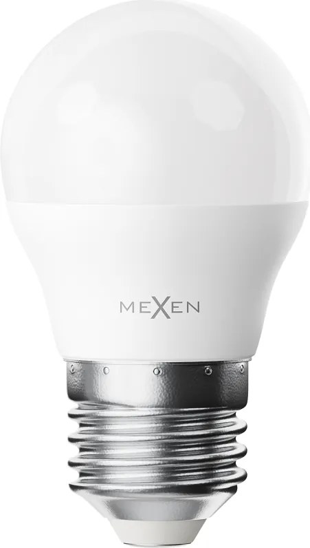 Mexen Nova, LED žiarovka E27, G45, 4W, teplá - 3000K, 420 lm - L101-E27-0430-01