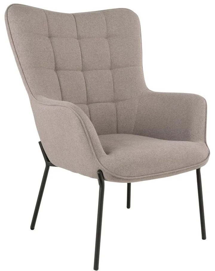 Svetlosivé kreslo ušiak Glasgow – House Nordic