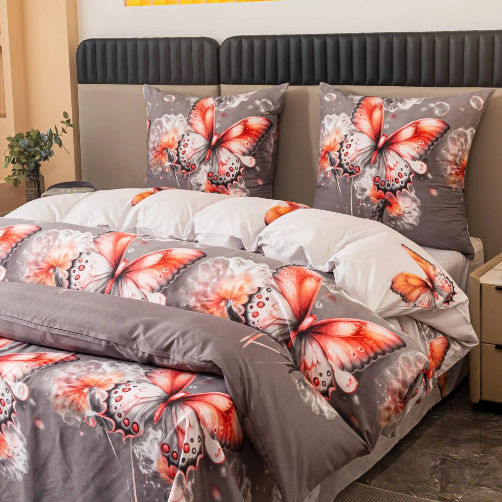 Obliečky z mikrovlákna FLARISSE sivé Rozmer obliečky: 70 x 80 cm | 140 x 200 cm