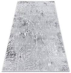 styldomova Sivý štruktúrovaný koberec FEME 8725