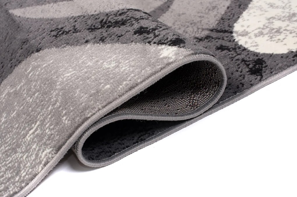 TA Koberec 2641A DARK GRAY CHEAP PP CRM Sivý Obdĺžnikový Rozmer: 80x150 cm