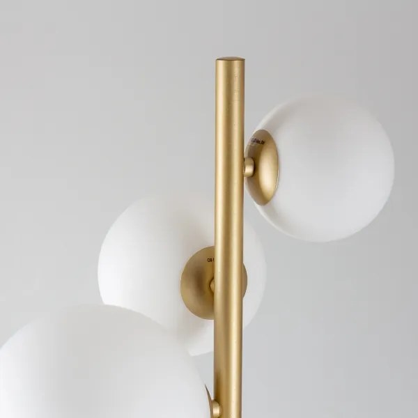 Brilagi - LED Stojacia lampa MILLA 7xG9/3W/230V zlatá/biela