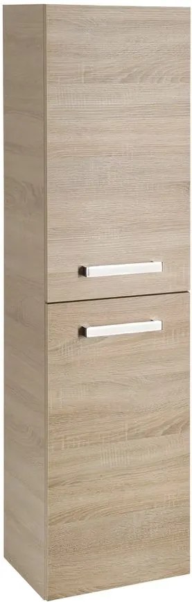 Aqualine Aqualine, VEGA Skrinka vysoká s košom 40x150x31cm, dub platin, VG960