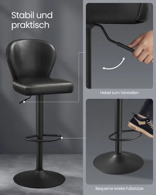 Set dvoch barových stoličiek LJB097B01