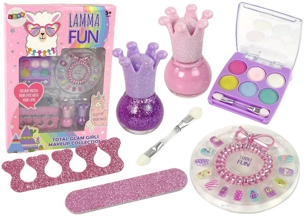 Lean Toys Veselá detská súprava na líčenie – Lamma Fun