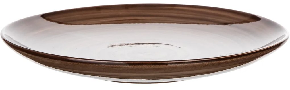 Banquet Tanier plytký PALAS, 27 cm, hnedá
